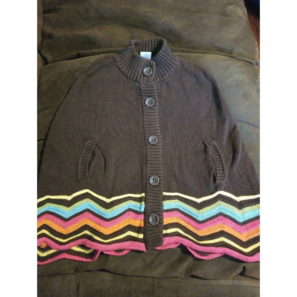 Gymboree woodland friends poncho 5 6 S